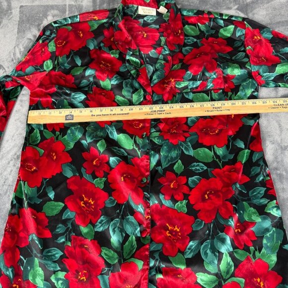 Vtg Gold Label Victoria's Secret Silk Nightgown Womens M Coquette Girl Feminine - Picture 5 of 9